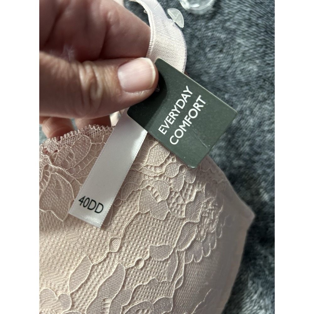 Laura Ashley Everyday Comfort 40DD Pink Nude Bra (F1) - Picture 3 of 7